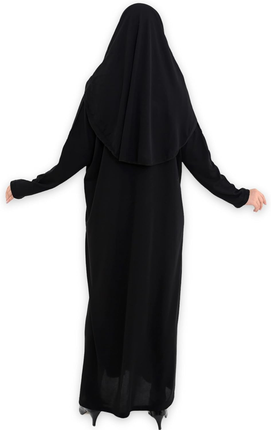 Abayas for Women Muslim Dress with Hijab, Jilbab Muslim Clothes Niqab Khimar, Instant Modest Prayer Clothes Islamic