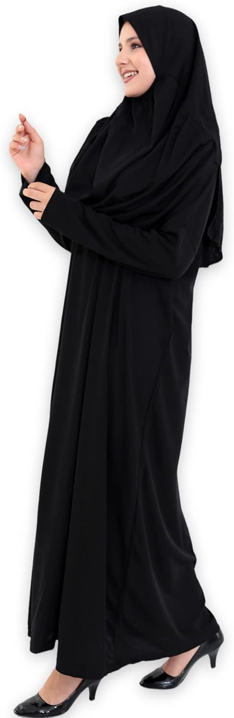 Abayas for Women Muslim Dress with Hijab, Jilbab Muslim Clothes Niqab Khimar, Instant Modest Prayer Clothes Islamic
